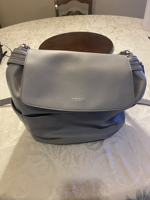 Mina Bae Full Vegan Kinney Diaper Bag Backpack - Stone