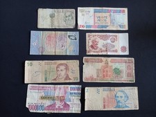 WORLD BANKNOTES GRAVEYARD - Circulated / Damaged