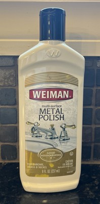 Weiman Metal Polish Chrome Brass Discontinued 8oz 70% Full