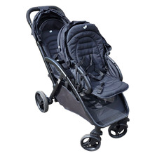 Joie Evalite Duo tandem stroller Double Buggy Black BOXED Condition PRAM Pusher