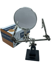 Helping Third Hand Magnifier Soldering Stand Clamp Holder Alligator Clip Tool