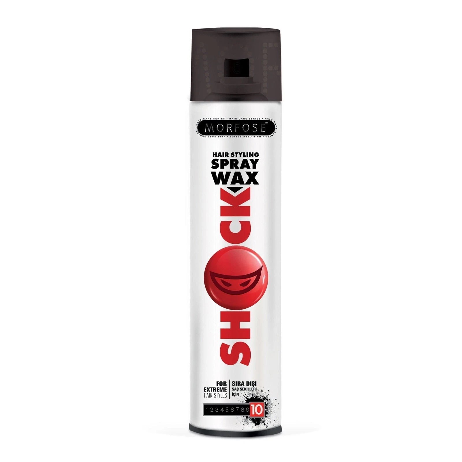 Morfose Shock Hair Styling Spray Wax Hairspray Gel Ultra Hold Edge Shaping 300ml