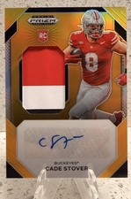 2024 Panini Prizm - Rookie Patch Autographs Cade Stover Auto /10 Gold Prizm RPA
