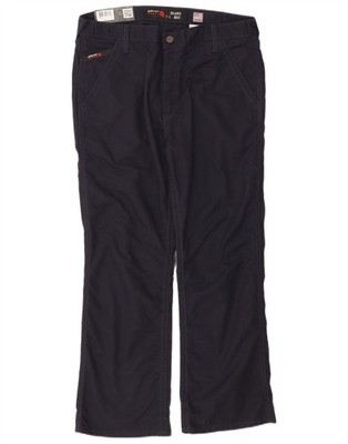 ARIAT Herren Relaxed Fit Bootcut Chino Hose W36 L30 Navy Blau Baumwolle DW07