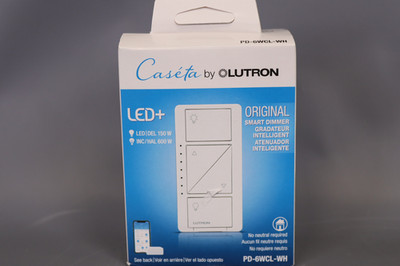 Lutron Caseta Smart Lighting Dimmer Switch for Wall and Ceiling Lights  Light