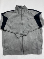 PUMA Men's Active Full Zip Jacket Gray Sweatshirt Size L