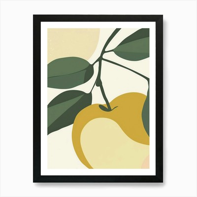 Apples Close Up Illustration 3 Art  Framed Wall Art Poster Canvas Print Picture