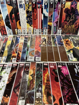 #ad #ad Black Panther V.5 #1 3 41 Nearly Complete No #2 Variants Marvel 2005 $69.99
