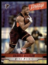 2019 Panini Prestige #242 Xtra Points RED Qadree Ollison RC Falcons /399