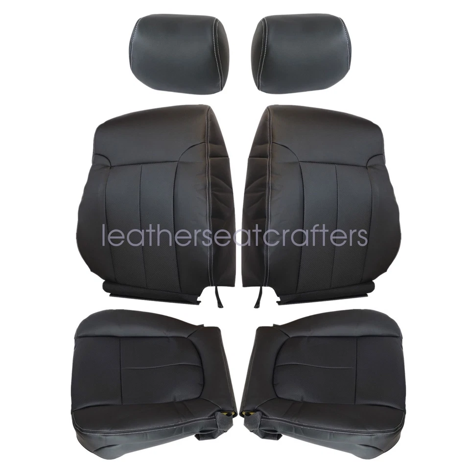 For 2009-14 Ford F150 Lariat FX4 FX2 Front & Rear Replacement SEAT COVER Black Foto 3 de 4