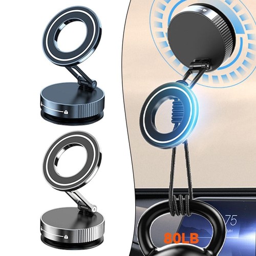 Support T��l��phone Robuste pour Voiture avec Aspiration Puissante et Fonction R - Photo 4 sur 25