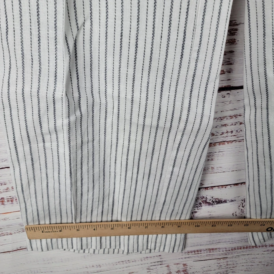 Pantalones informales de playa Athleta para mujer talla 8 a rayas Bali usados en excelente estado Foto 3 de 4