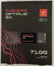 SANDISK OPTIMUS GX 7100 2TB PCle 4.0 X 4 M.2 NVMe SSD - BRAND NEW