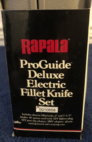 Rapala Pro Guide Deluxe Electric Fillet Knife Set - Black/Gray - Bild 8 von 10