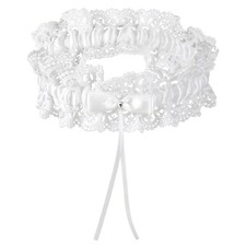 Women's Pearl Stretch Bridal Garter Gift Prom Leg Garter Wedding Accessory