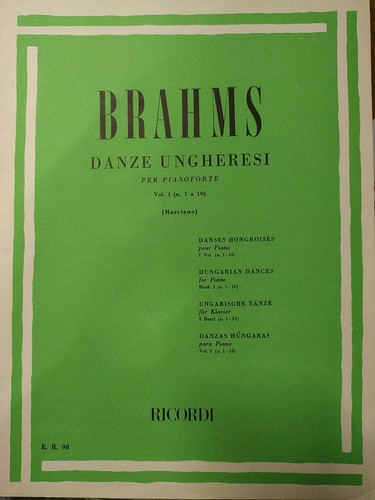 Brahms Danze ungheresi vol 1 per pianoforte Spartito Musica - Foto 1 di 1