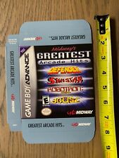 NINTENDO Game Boy Advance Promo - MIDWAYS GREATEST HITS Promotional Display Box
