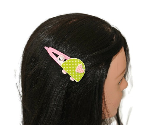 Girls' Retro Acrylic Hair Clips Owl, Elephant, Tortoise, Bird Cute Colourful - Picture 33 of 33