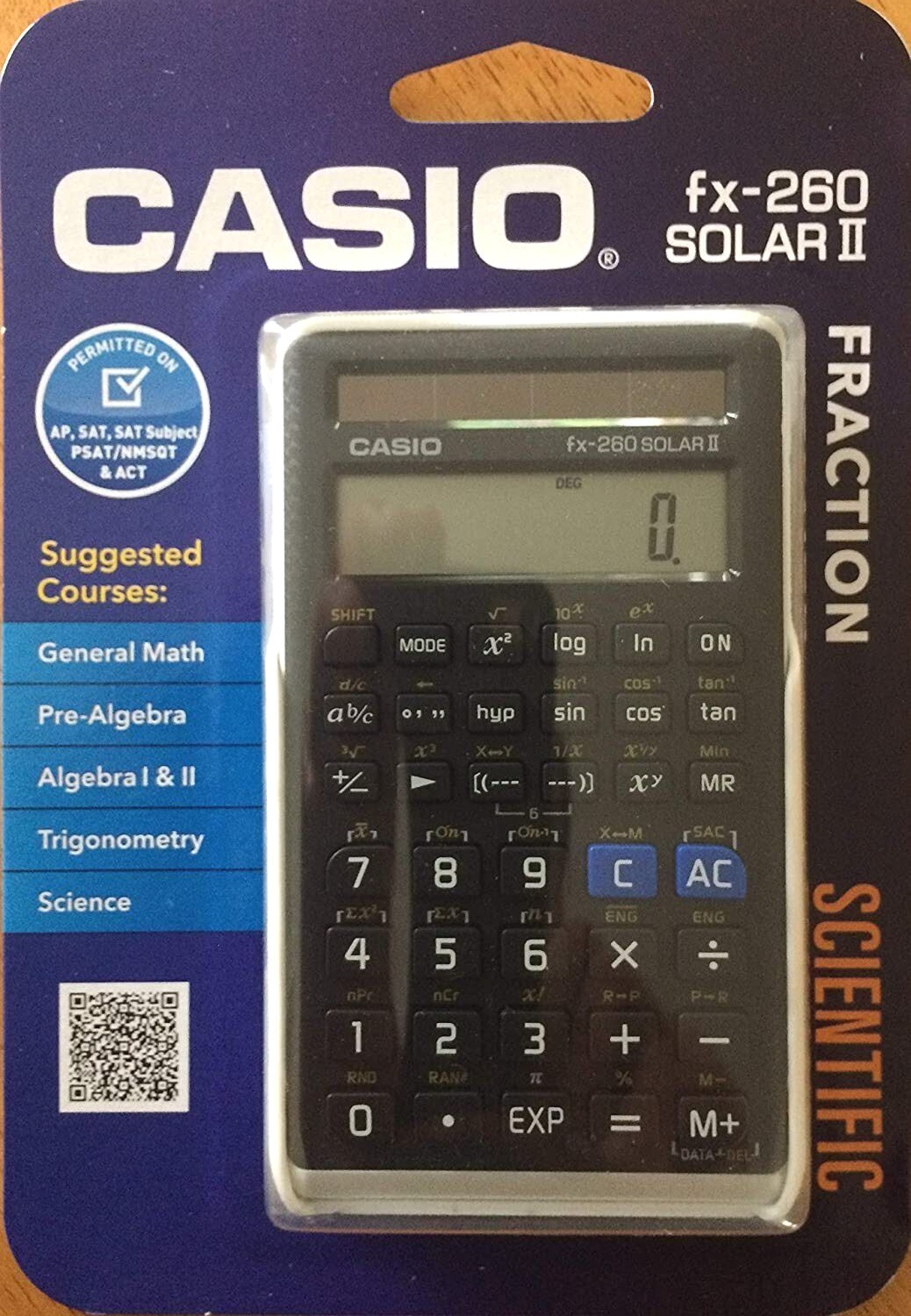 Casio Fx 260 Solar Ii Scientific Calculator 5 X 0 6 X 2 9 Solar 2 New Ebay