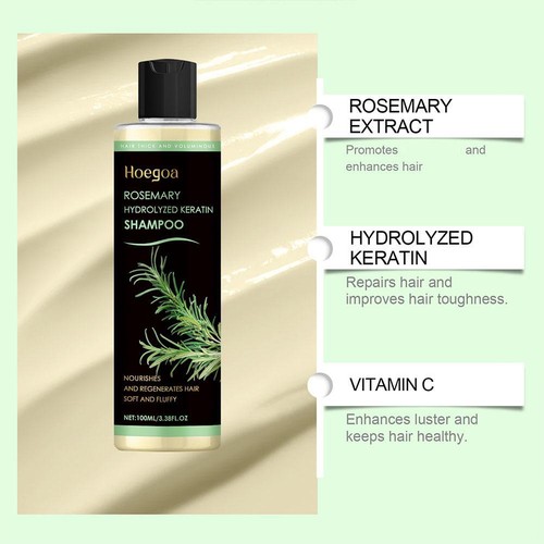 Shampoo ispessiente al rosmarino essenza alle erbe nutriente prevenzione caduta capelli} - Foto 12 di 17