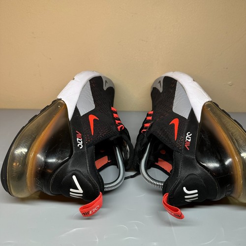 Nike Air Max 270 Men's Black Crimson Red Athletic Shoes AH8050-015 Size 9.5 - Picture 6 of 14