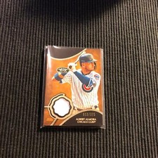 2019 TOPPS TIER ONE ALBERT ALMORA *GAME USED JERSEY #13/375*  CUBS