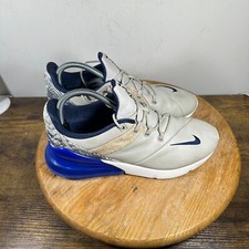 Nike Air Max 270 Obsidian Hyper Royal Blue Sail AT6153-400 Shoe Men's Size 8