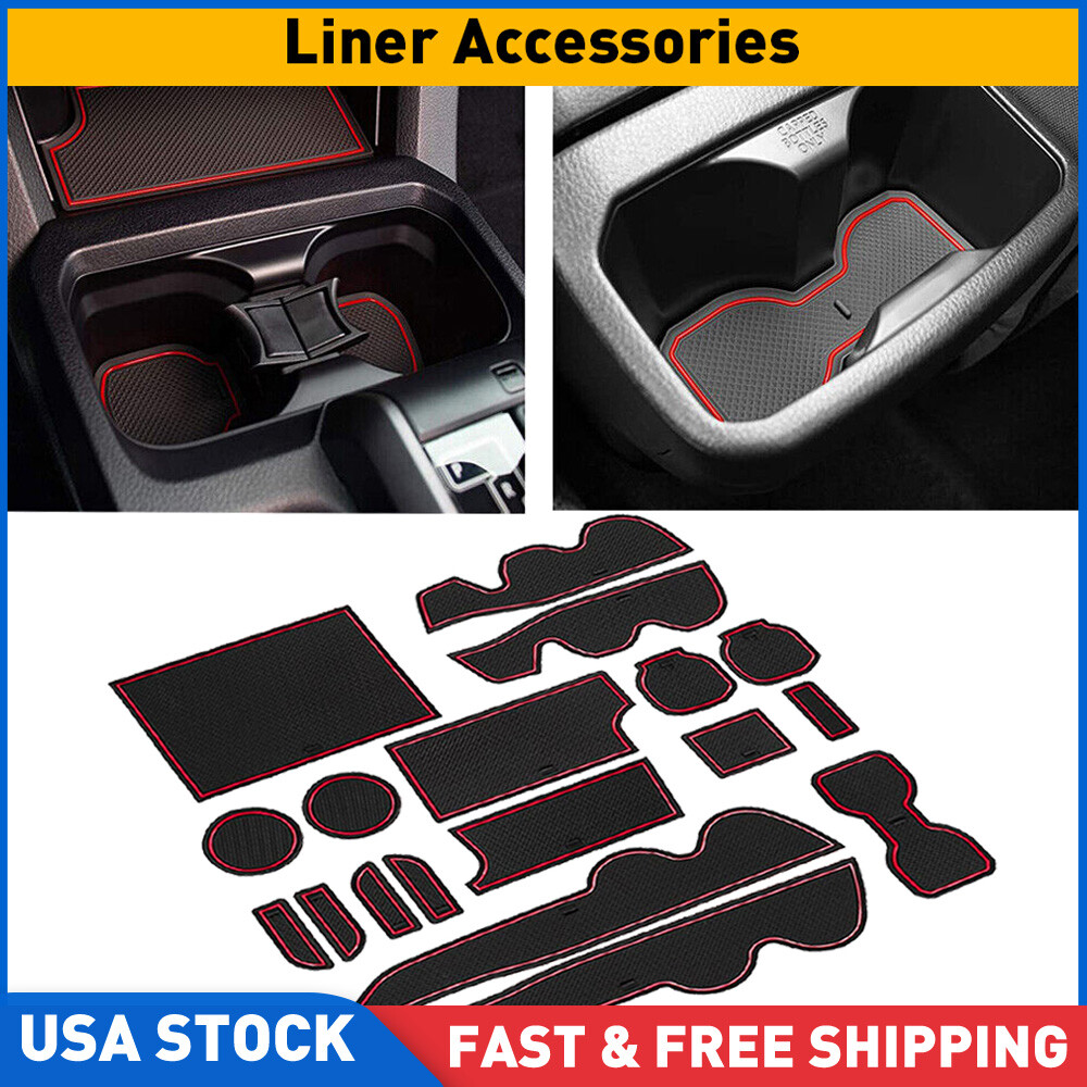 Liner Accessories For Toyota Tacoma 2016-2022 Cup, Console, Door Pocket Inserts
