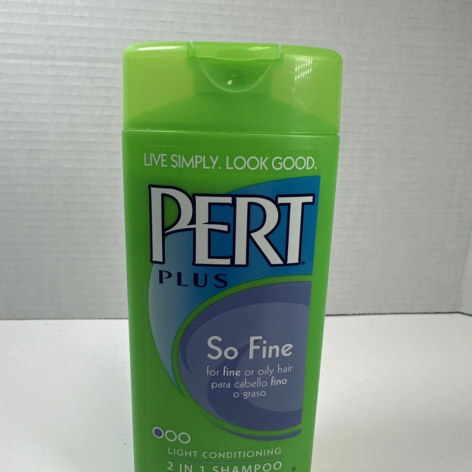 New Vintage Pert Plus So Fine 2 In 1 Shampoo & Conditioner 13.5 FL OZ Oily Hair - Image 3 of 4