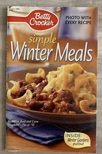 Betty Crocker Simple Winter Meals Booklet Magazine Recipes 2003