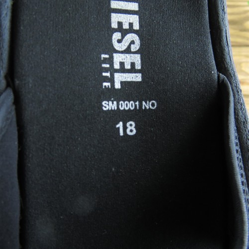 Sandalias Diesel Hombre Deslizables Negras Sintéticas Sin Cordones Talla 13 Medianas - Imagen 6 de 9