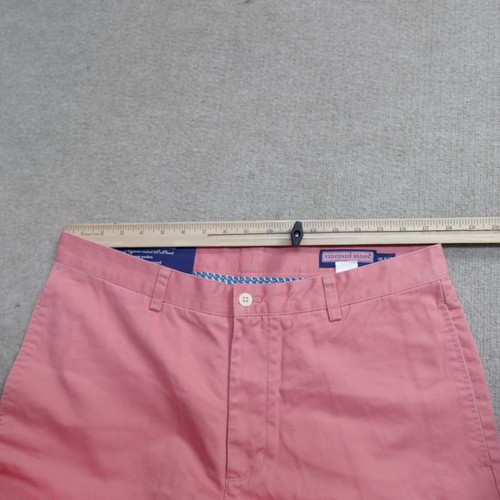 Vineyard Vines Pants 36 x 33 Pink Salmon Solid Club Pant Straight NEW - Picture 6 of 11