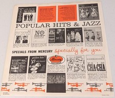 Company LP Sleeve ONLY: Mercury Records - 1962 version - close to Near Mint