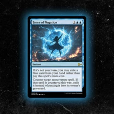 Force of Negation - Custom Magic: The Gathering Card - High-Quality