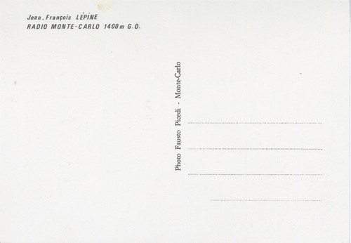 "Jean-François LÉPINE" Photo originale dédicacée RADIO MONTE-CARLO (10,5x15cm) - Picture 2 of 2