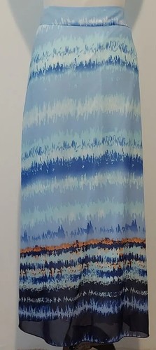Mujer CATO Boho Maxi Falda Talla 14 Forrada Hippie Gitano Campesino Pradera Larga - Imagen 5 de 10