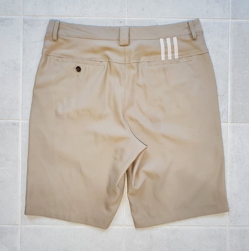 Adidas Men's Size 32 Golf Shorts Khaki Three Stripe ASU Sparky Logo - Picture 5 of 5