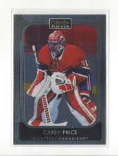 2021-22 O-Pee-Chee Platinum #10 Carey Price Canadiens
