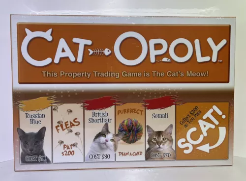 CAT OPOLY  Game With All The Pieces (Sealed) *BRAND NEW*