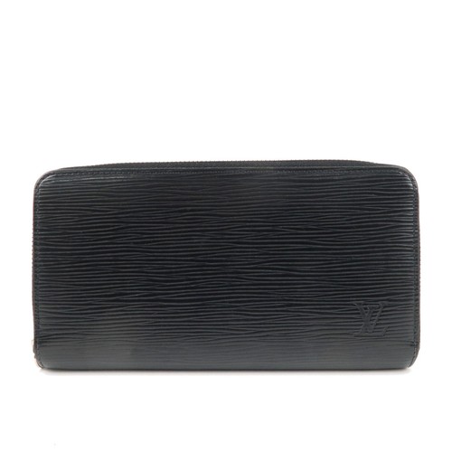 Louis Vuitton Epi Zippy Wallet Zip Around Long Wallet Black M60072 Auth Used