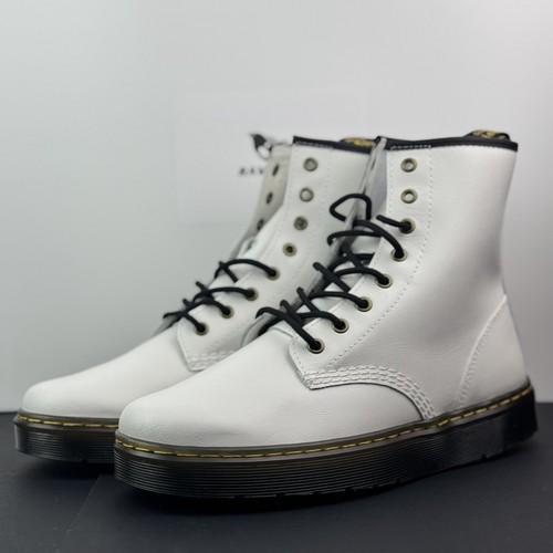 NEW Dr Martens Zavala Boots Women’s Size US 11L Men’s Size 10M White Airwair