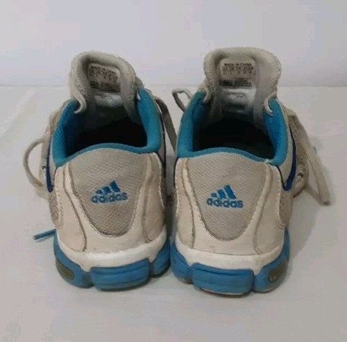 Adidas Arianna Running Shoes Womens 7.5 White Blue Gym Workout Cross Trainers - 第 3/6 張圖片
