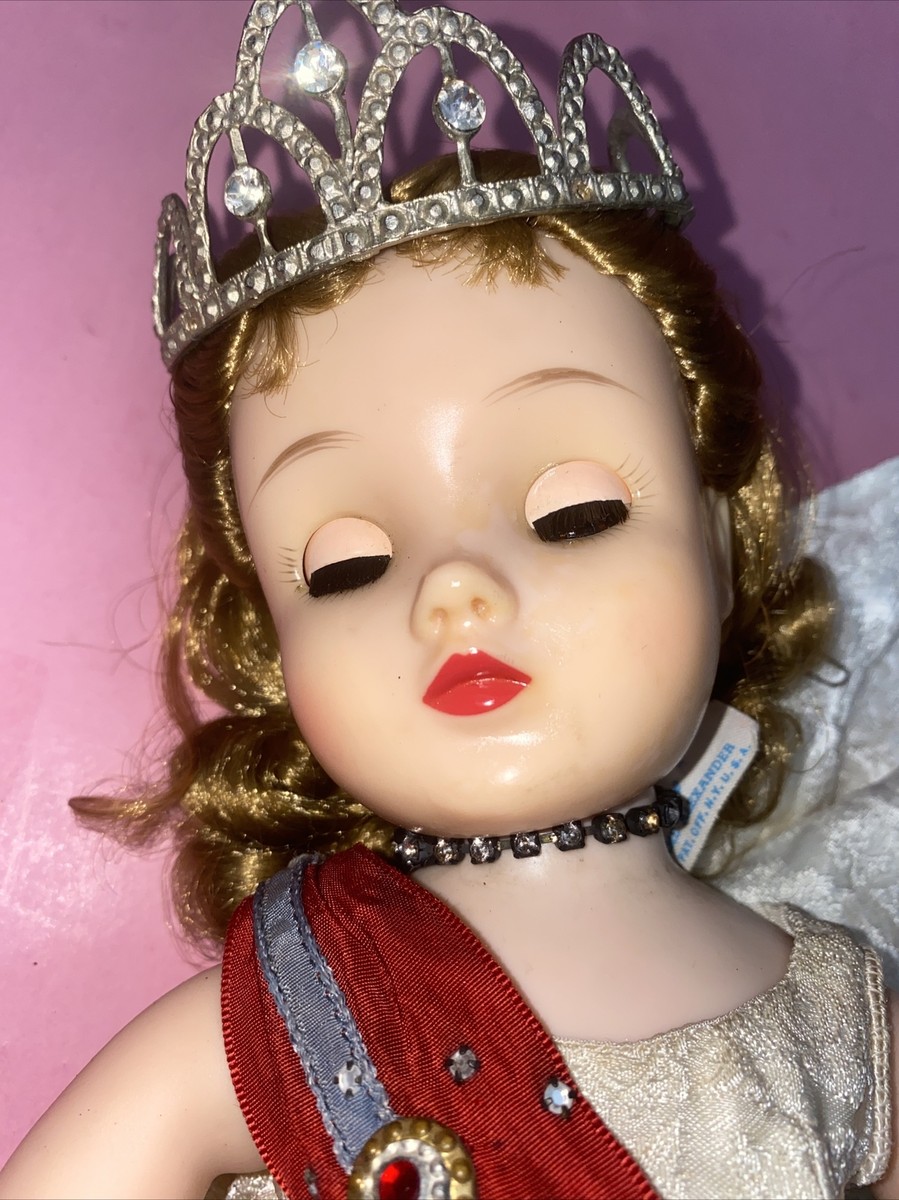 マダム アレクサンダー クイーン エリザベス #597 SLW (1954) Vintage Madame Alexander Elise Queen Elizabeth II Doll 16