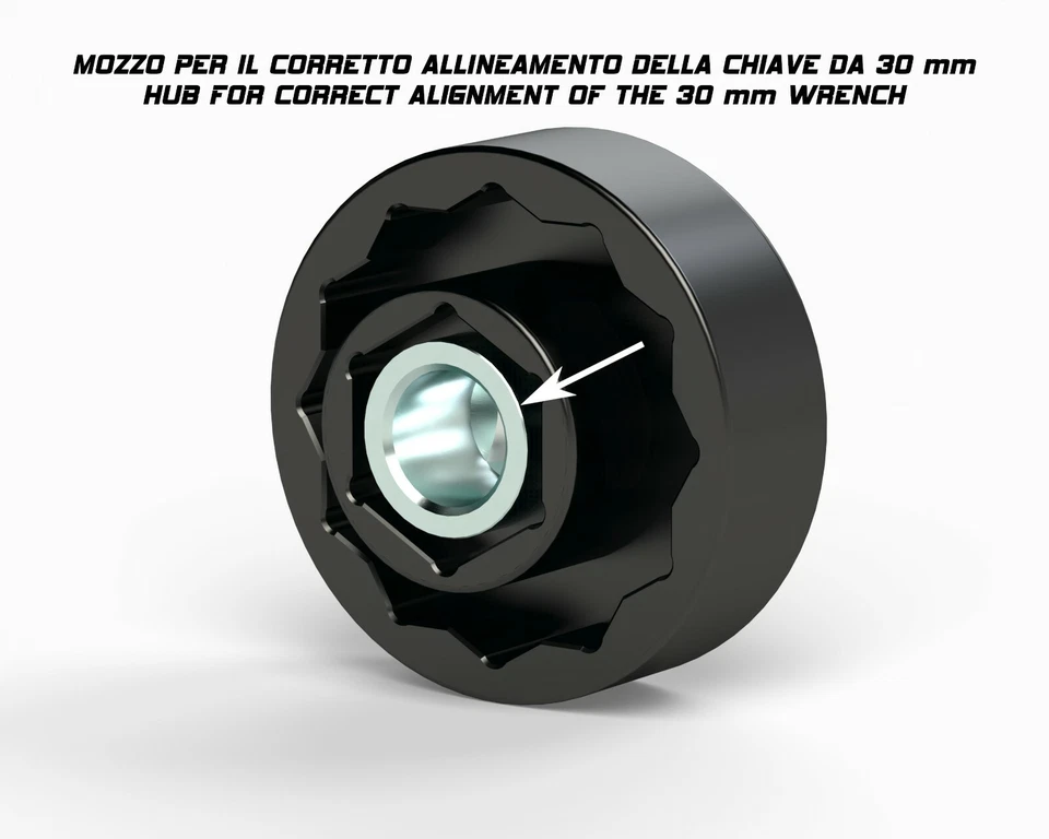 Tuerca de rueda trasera Ducati Streetfighter V4 rueda delantera combinación 55/30 herramienta NUEVO Foto 2 de 4