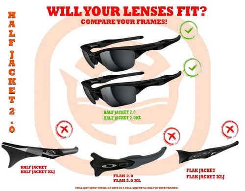 Seek Optics Frame Accessories Oakley Half Jacket 2.0 XL Replacement Rubber Kit E - Picture 4 of 35