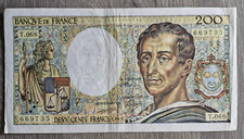 billet 200 frs Montesquieu 1989