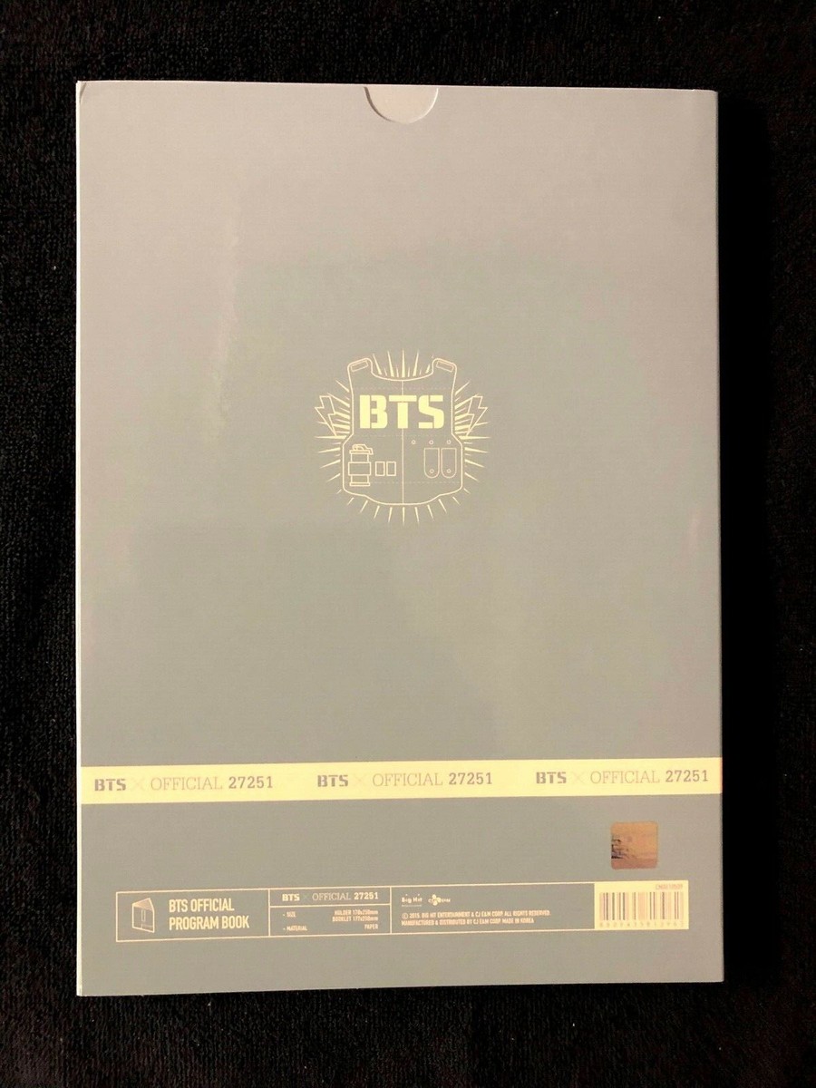 BTS 2015 LIVE TRILOGY EPISODE 1 [ BTS BEGINS ] Program Book