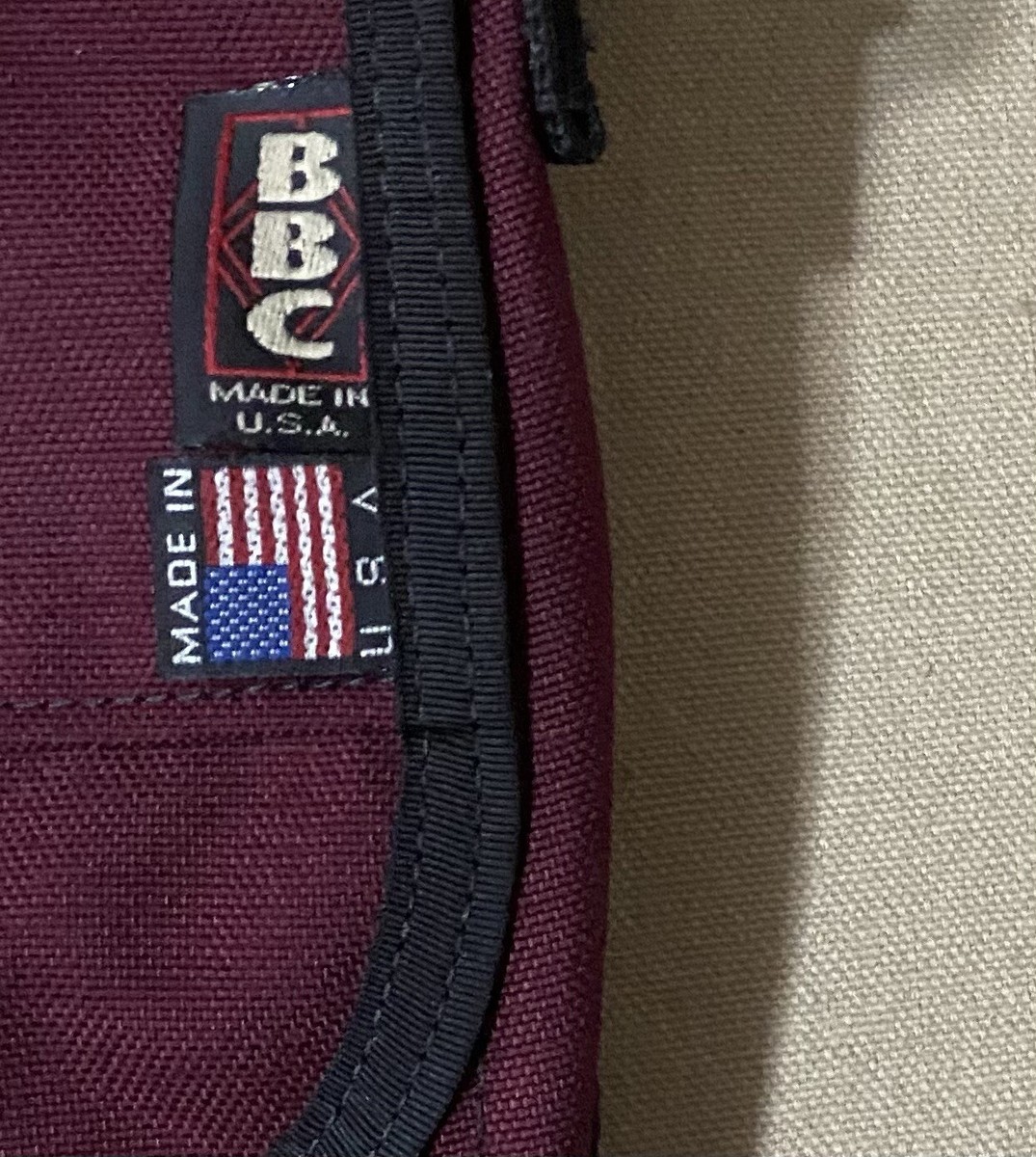 B B C Big Bag Co. Vintage Med. Messenger Bag 13”X10”X4