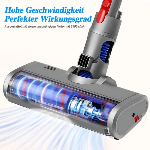 Bürste für Dyson V7 V8 V10 V11 Bodenbürste Staubsauger Bodendüse mit LED - Foto 11 di 15