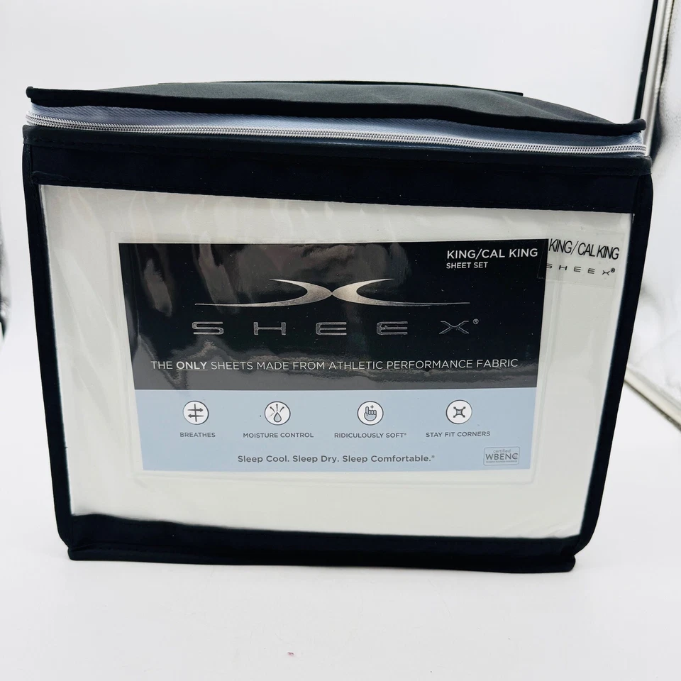 SHEEX Original Performance FLAT Sheet only King/Cal King ( Bright White ) - Image 4 of 4